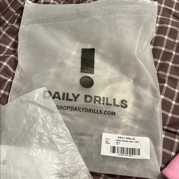 BNWT daily drills oversized heavyweight vintage crew- TAFFY - Picture 9 of 9